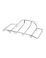 Viking Voyage Tour Pack Luggage Rack for Harley Touring Chrome - Image 4
