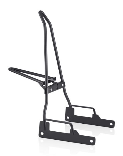 Iron Born Blade 25" Indian Scout Sissy Bar with Foldable Luggage Rack Matte Black