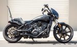 Iron Born Blade 25" Sissy Bar with Foldable Luggage Rack for Indian Scout Rogue Sixty Matte Black - Image 2
