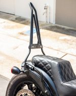 Iron Born Blade 25" Sissy Bar with Foldable Luggage Rack for Indian Scout Rogue Sixty Matte Black - Image 4