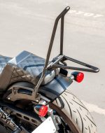 Iron Born Blade 25" Sissy Bar with Foldable Luggage Rack for Indian Scout Rogue Sixty Matte Black - Image 5