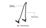 Iron Born Blade 25" Sissy Bar for Harley Softail Low Rider Chrome - Image 7