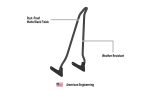 Iron Born Blade 25" Sissy Bar for Harley Softail Deluxe FLDE Matte Black - Image 7