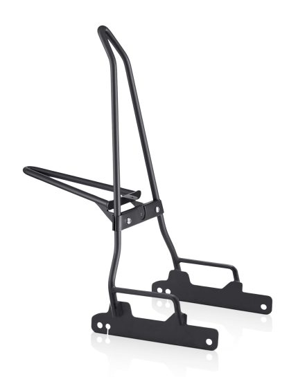 Iron Born Blade 25" Sissy Bar with Foldable Luggage Rack for Harley Dyna Low Rider S FXDLS (2016-17) Matte Black