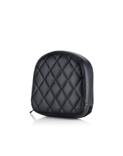 Viking Iron Born Diamond Stitch Leather Short Motorcycle Sissy Bar Pad for Harley Davidson