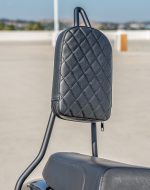 Viking Iron Born Diamond Stitch Leather Tall Motorcycle Sissy Bar Pad for Harley Davidson - Image 5