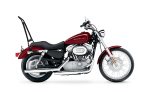 Iron Born Blade 25" Sissy Bar with Foldable Luggage Rack for Harley Sportster 883 Custom XL883C Matte Black - Image 2