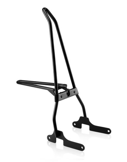 Iron Born Blade 25" Sissy Bar with Foldable Luggage Rack for Harley Sportster 883 Low XL883L Matte Black
