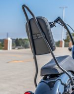 Viking Iron Born Plain Leather Tall Motorcycle Sissy Bar Pad for Harley Davidson - Image 6