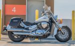 12L - Ironclad Quick Mount Medium Suzuki Boulevard C50 VL800 Matte Hard Solo Saddlebag (Right Only) - Image 2