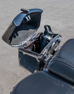 12L - Ironclad Quick Mount Medium Suzuki Boulevard C50 VL800 Painted Hard Solo Saddlebag (Right Only) - Image 6