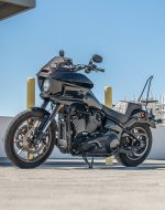 Viking Maverick Motorcycle Fairing For Harley Softail Low Rider S FXLRS Gloss Black - Image 4