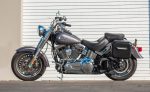 10L - Outlaw Quick Mount Small Harley Softail Fat Boy FLSTF/I Matte Hard Solo Saddlebag (Left Only) - Image 2
