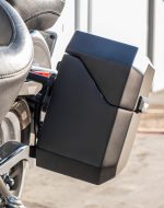 10L - Outlaw Quick Mount Small Harley Softail Fat Boy FLSTF/I Matte Hard Solo Saddlebag (Left Only) - Image 5