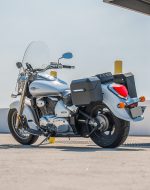10L - Outlaw Quick Mount Small Suzuki Boulevard C50 VL800 Matte Hard Solo Saddlebag (Left Only) - Image 3