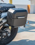 10L - Outlaw Quick Mount Small Suzuki Boulevard C50 VL800 Matte Hard Solo Saddlebag (Left Only) - Image 5