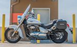 10L - Outlaw Quick Mount Small Suzuki Boulevard C50 VL800 Matte Hard Solo Saddlebag (Left Only) - Image 2