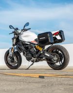 10L - Outlaw Quick Mount Small Ducati Monster 797 Painted Hard Solo Saddlebag (Left Only) - Image 3