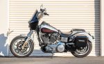 10L - Outlaw Quick Mount Small Harley Dyna Low Rider FXDL Painted Hard Solo Saddlebag (Left Only) - Image 2