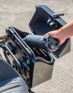 20L - Outlaw Quick Mount Small Indian Scout Bobber Painted Hard Solo Saddlebags - Image 6