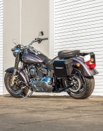 10L - Outlaw Quick Mount Small Painted Hard Solo Saddlebag (Left Only) for Harley Softail Fat Boy FLSTF/I - Image 3