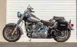 10L - Outlaw Quick Mount Small Painted Hard Solo Saddlebag (Left Only) for Harley Softail Fat Boy FLSTF/I - Image 2