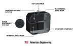 10L - Outlaw Quick Mount Small Harley Softail Breakout FXBR/S Painted Solo Hard Saddlebag (Right Only) - Image 15