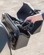 10L - Outlaw Quick Mount Small Ducati Monster 797 Matte Hard Solo Saddlebag (Left Only) - Image 6
