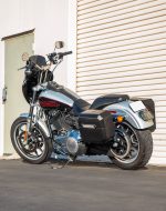 10L - Outlaw Quick Mount Small Harley Dyna Wide Glide FXDWG Matte Hard Solo Saddlebag (Left Only) - Image 4