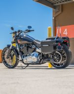 10L - Outlaw Quick Mount Small Harley Softail Breakout FXBR/S Matte Hard Solo Saddlebag (Left Only) - Image 3