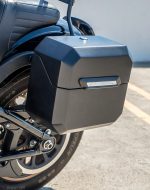 10L - Outlaw Quick Mount Small Harley Softail Low Rider S FXLRS Matte Hard Solo Saddlebag (Left Only) - Image 5