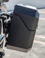 10L - Outlaw Quick Mount Small Harley Softail Standard FXST Matte Hard Solo Saddlebag (Left Only) - Image 6