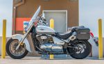 10L - Outlaw Quick Mount Small Suzuki Boulevard C50 VL800 Painted Hard Solo Saddlebag (Left Only) - Image 2