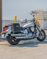 15L - Outlaw Quick Mount Medium Suzuki Boulevard C50 VL800 Matte Hard Solo Saddlebag (Right Only) - Image 3