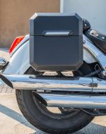 15L - Outlaw Quick Mount Medium Suzuki Boulevard C50 VL800 Matte Hard Solo Saddlebag (Right Only) - Image 4