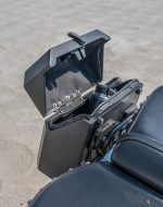 15L - Outlaw Quick Mount Medium Suzuki Boulevard C50 VL800 Matte Hard Solo Saddlebag (Right Only) - Image 6
