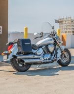 15L - Outlaw Quick Mount Medium Suzuki Boulevard C50 VL800 Painted Hard Solo Saddlebag (Right Only) - Image 3