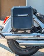15L - Outlaw Quick Mount Medium Suzuki Boulevard C50 VL800 Painted Hard Solo Saddlebag (Right Only) - Image 4