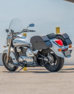 28L - Panzer Medium Quick Mount Suzuki Boulevard C50 VL800 Motorcycle Saddlebags - Image 3