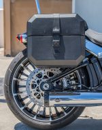 10L - Outlaw Quick Mount Small Harley Softail Breakout FXBR/S Solo Hard Saddlebag (Right Only) - Image 4