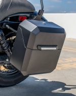 15L - Outlaw Quick Mount Medium Honda 750 Shadow Phantom Matte Hard Solo Saddlebag (Left Only) - Image 5