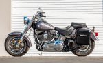 15L - Outlaw Quick Mount Medium Matte Hard Solo Saddlebag (Left Only) for Harley Softail Fat Boy FLSTF/I - Image 2