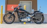 15L - Outlaw Quick Mount Medium Harley Softail Breakout FXBR/S Matte Hard Solo Saddlebag (Left Only) - Image 2