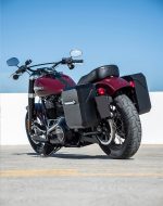 15L - Outlaw Quick Mount Medium Harley Softail Standard FXST Matte Hard Solo Saddlebag (Left Only) - Image 4