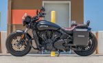 15L - Outlaw Quick Mount Medium Indian Scout Bobber Leather Hard Solo Saddlebag - Image 2