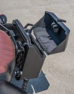 15L - Outlaw Quick Mount Medium Indian Scout Bobber Leather Hard Solo Saddlebag - Image 6
