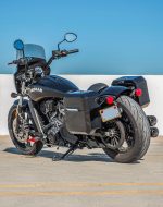 15L - Outlaw Quick Mount Medium Indian Scout Bobber Painted Hard Solo Saddlebag - Image 3