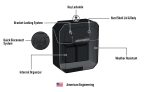 15L - Outlaw Quick Mount Medium Indian Scout Bobber Painted Hard Solo Saddlebag - Image 15