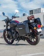 15L - Outlaw Quick Mount Medium Royal Enfield Classic 350 Matte Hard Solo Saddlebag (Left Only) - Image 3