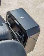 15L - Outlaw Quick Mount Medium Royal Enfield Classic 350 Matte Hard Solo Saddlebag (Left Only) - Image 5